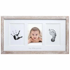 ペアヘッド フォトフレーム ベビープリント 木製 写真立て 写真たて 手形 手形足型 新生児 おしゃれ メモリアル 記念 男の子 女の子 pear