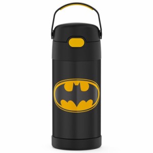 サーモス ステンレス ストロー 水筒 サーモス ステンレス水筒 バットマン イエロー ストロー 350ml THERMOS 子供 キャラクター水筒