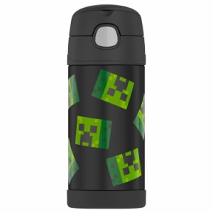 サーモス 子ども用水筒 350ml マインクラフト ステンレス マグ 水筒 ストロータイプ Thermos bottle F4019MI6