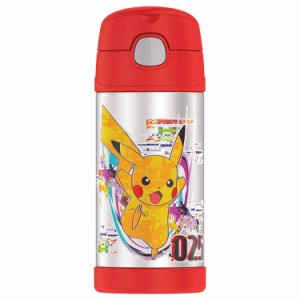 サーモス 子ども用水筒 350ml ポケットモンスター ピカチュウ ステンレス マグ 水筒 ストロータイプ Thermos bottle