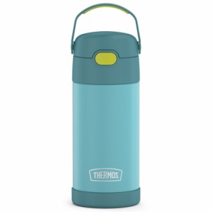 サーモス ステンレス ストロー 水筒 サーモス ステンレス水筒 ブルー/グリーン ストロー 350ml THERMOS 子供 無地