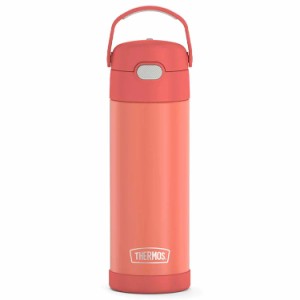 サーモス ステンレス 水筒 アプリコット 直のみ 470ml THERMOS 無地 子供 大人 ワンタッチ おしゃれ 洗いやすい 保冷 保温