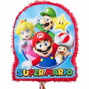 ピニャータ スーパーマリオ マリオ デコレーション デコ 27cm 誕生日 くす玉 飾り付け 誕生日飾り付け 室内装飾 バースデー キャラクター