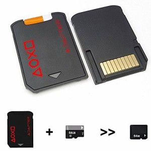 SD2VITA ゲーム カード型 microSD アダプター PlayStation ブラック