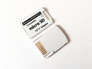 PlayStation Vita メモリーカード変換アダプター SD2VITA microSD アダプター ホワイト PS