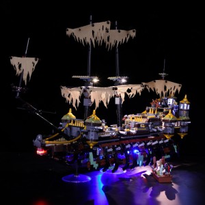 MOC LEGO レゴ ブロック パイレーツオブカリビアン 71042 互換 サイレント・メアリー号 LED ライト キット 【海外から直送します】※レゴ