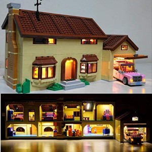 MOC LEGO レゴ 71006 The Simpsons シンプソンズ House LED ライト キット 【海外から直送します】※レゴ本体は含まれていません※