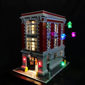 MOC LEGO レゴ 75827 互換 ゴーストバスターズHQ 消防署本部 LED ライト キット 【海外から直送します】※レゴ本体は含まれていません※