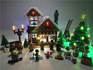 MOC LEGO レゴ クリエイター 10249 互換 冬のおもちゃ屋さんLED ライト キット 【海外から直送します】※レゴ本体は含まれていません※