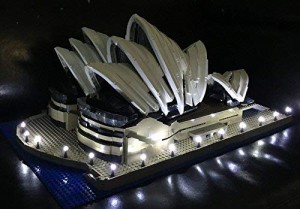 MOC LEGO レゴ クリエーター 10234 17003 互換 シドニーオペラハウス LED ライト キット 【海外から直送します】※レゴ本体は含まれてい