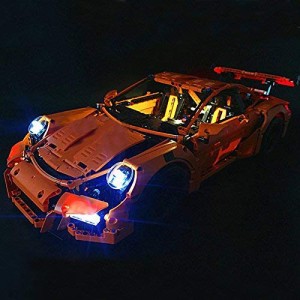 MOC LEGO レゴ テクニック 42056/20001/3368/3368B/3368C ポルシェ 911GT3 RS LED ライト キット 【海外から直送します】※レゴ本体は含