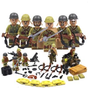 Moc レゴ ブロック 互換 Ww2 第二次世界大戦 日本軍 Vs 中国軍 陸軍 部隊 指揮官 兵士 ミニフィグ 6体セット 武器付き 海外から直送 の通販はau Pay マーケット Mono Base 商品ロットナンバー
