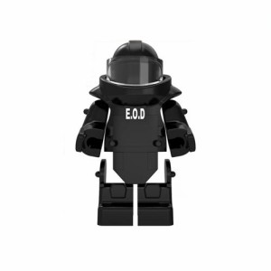 MOC LEGO レゴ ブロック 互換 EOD 爆発物処理班 ミニフィグ用 対爆スーツ 特殊部隊 警備部機動隊 SWAT 3体