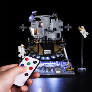 MOC LEGO レゴ ブロック クリエイターエキスパート 10266 互換 NASA アポロ11号 月着陸船 LED ライト キット カスタムパーツ 【海外から