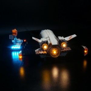 MOC LEGO レゴ ブロック シティ 60226 互換 超高速! 火星探査シャトル LED ライト キット カスタムパーツ 【海外から直送します】※レゴ