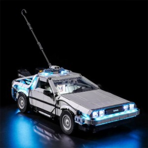 LEGO MOC ブロック 10300 互換 バック・トゥ・ザ・フューチャー デロリアン DMC-12 LED ライト 照明 キット カスタム パーツ ※レゴ本体