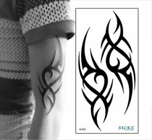 Q 貼るTATOO！【スピーナ】防水防汗で長持ち！日本未発売デザイン タトゥーシール 大きい サイズ （メール便配送） 海 | タトゥシール タ