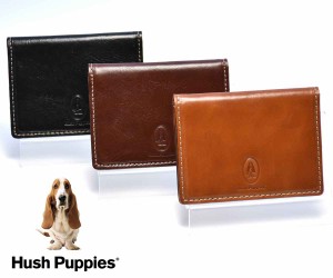 送料無料  Hush Puppies  ハッシュパピー パスケース 定期入れ　HP0343 全3色 牛革 マゴシリーズ