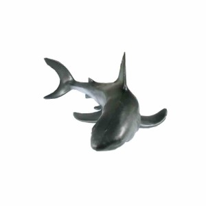 サメ　魚模型　魚フィギュア タイプA　約19x10x7cm(長さ19cm、ヒレの幅10cm、高さ7cm)