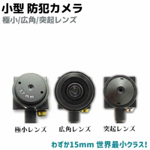 小型 防犯カメラ 1/4 超小型 カメラ 52万画素 極小/広角/突起 レンズ ピンホール ビデオ カメラ(アダプターは別売りです)隠しカメラ 高画