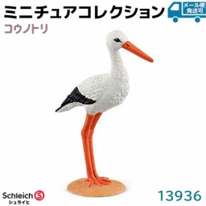 フィギュア コウノトリ 13936 Schleich シュライヒ 鳥 バード 動物フィギュア デザイン おもちゃ プレゼント インテリア ギフト ミニチュ