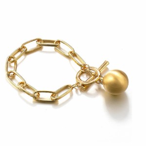 【在庫限り】 ブレスレット 玉 金属 連結 【ゴールドorシルバー】 アクセサリー ヒップホップ ジュエリー ジュエル jewel レゲエ クラブC