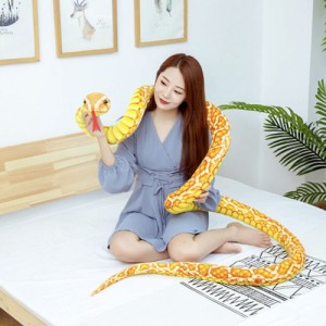 ぬいぐるみ 玩具 蛇 ヘビ スネーク snake 3.3m クッション かわいい おもしろ ドッキリ パーティーグッズ 恐怖 爬虫類 悪ふざけ ジョーク