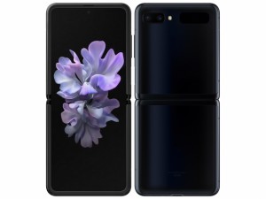 「新品 未使用品 白ロム」SIMフリー Galaxy Z Flip SCV47 ミラー ブラック ※赤ロム保証[サムソン/Samsung][auからSIMロック解除済]