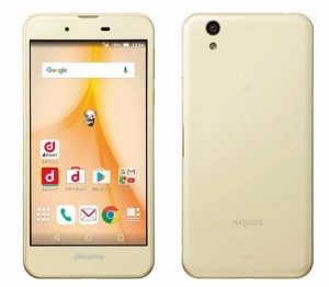 「新品 未使用品 白ロム」simフリー docomo AQUOS EVER SH-02J ゴールド Gold ※赤ロム保証 [docomo simロック解除][SHARP]