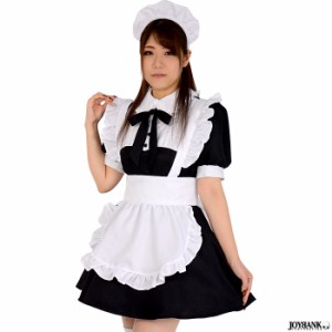 8mm メイド服 モノトーンカラー ハウスメイド  3L/5L ミニ丈タイプ コスプレ メイド服 大きいサイズ 04000390