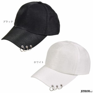 キャップ 帽子 モノトーン ツバ リング フープ オシャレ レディース 韓国 オルチャン ファッション BS196