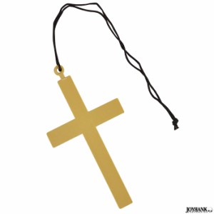 大きな十字架 ネックレス クロス 教会 牧師 神父 シスター コスプレ ゆうパケット2点まで[M便 1/2] CA261