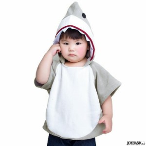 子供服 鮫 サメ パーカー キッズ ファッション 衣装 魚 シャーク フリース 仮装 子ども服 可愛い さめ KIDS121