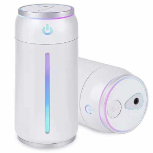 卓上加湿器 USBランプ USB扇風機付属 超音波式 小型 220ml LFDDM加湿器 卓上 USB ペットボトル 超音波式 小型 大霧量 220ml