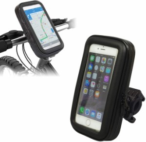 iPhone ケース 自転車 防水 防塵 マウント キット ナビ GPS スマホ ホルダー ハンドル 取付 サイクリング