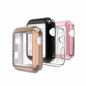 アップルウォッチ専用カバー Apple Watch Series SE/Series 6 / 5 / 4 / 3 / 2 / 1 対応 シリコン保護カバー 選べるカラー 38mm 40mm 4