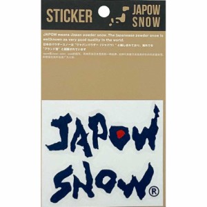 ステッカー スノーボード スキー 車 パソコンなどに JAPOW SNOW