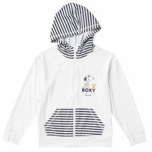 ROXY ロキシー ラッシュガード キッズ ラッシュパーカー 子供用 子供服 女の子 TLY222112-WHT