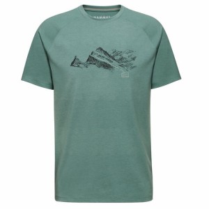 マムート Tシャツ メンズ 半袖 マウンテンTシャツ フィンシュターアールホルン dark jade 1017-04502-40236
