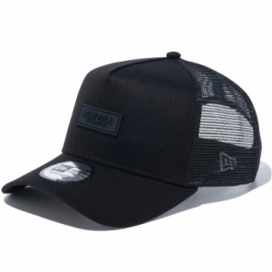 NEW ERA ニューエラ メッシュキャップ 9FORTY A-Frame トラッカー Rubber Patch ラバーパッチ ブラック 14109678