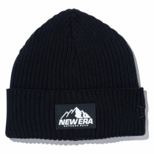 NEW ERA ニューエラ ビーニー ミリタリーニット COOLMAX Rubber Patch ニューエラアウトドアギア ブラック 14110010