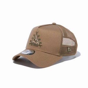 NEW ERA ニューエラ メッシュキャップ 9FORTY A-Frame トラッカー Triangle Logo カーキ 14110100