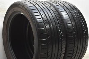 中古タイヤ 2本セット 255/45R17 98W サマータイヤのみ 【 コンチネンタル   製 コンチスポーツコンタクト5 SSR】