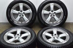 中古 スタッドレス タイヤ ホイール 4本セット 18インチ 7J +35 PCD 114.3235/55R18 100Q トヨタ 純正 ホイール【 ブリヂストン 製 スタ