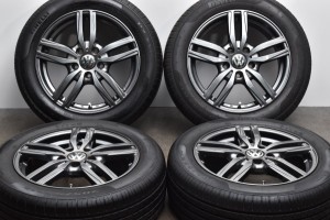 中古タイヤホイール 4本セット 16インチ 6.5J +47 PCD 112 205/55R16 91V トレジャーワンカンパニー 製ホイール【 ピレリ 製 タイヤ付き