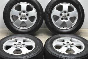 中古 スタッドレス タイヤ ホイール 4本セット 15インチ 5.5J +45 PCD 114.3195/65R15 91Q ニッサン 純正 ホイール【 ブリヂストン 製 ス