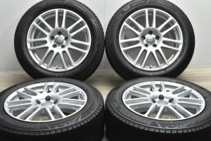 中古 スタッドレス タイヤ ホイール 4本セット 18インチ 8J +39 PCD 112225/55R18 98Q MONZA JAPAN 製ホイール【 ブリヂストン 製 スタッ