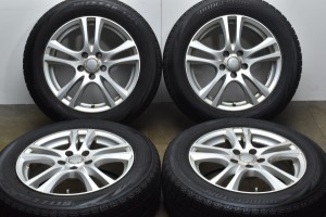 中古 スタッドレス タイヤ ホイール 4本セット 17インチ 7J +45 PCD 114.3215/60R17 96Q マナレイ 製ホイール【 ブリヂストン 製 スタッ