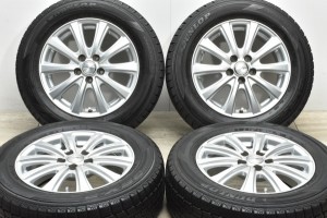 中古 スタッドレス タイヤ ホイール 4本セット 15インチ 6J +48 PCD 100195/65R15 91Q トピー 製ホイール【 ダンロップ 製 スタッドレス