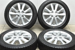 中古 スタッドレス タイヤ ホイール 4本セット 14インチ 4.5J +45 PCD 100155/65R14 75Q ダイハツ 純正 ホイール【 ダンロップ 製 スタッ